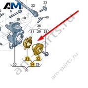 Ступица с подшипником Audi Q7 (4M) 2016-2024 4M0407607