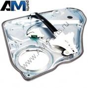 Механизм стеклоподъемника без электродвигателя задний левый Пассат Б5 Седан 3B5839461A