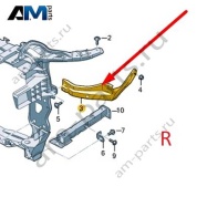 Крепление фары справа 8MG805608 для Audi Q5L 2024-2026