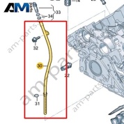 Масляная трубка VAG 06M115609L