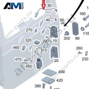 Датчик замка задней двери Mercedes G-class W465 A4639058100