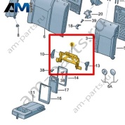 Держатель Volkswagen Jetta VII 2020-2024 17A885585