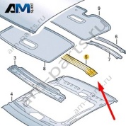 Рама крыши Audi A7 (C8) 2019-2024 4K8817985B