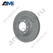 Передний левый тормозной диск 330х28 (ATE) 24.0134-0113.1 для Porsche 911 Carrera (2011-2015)