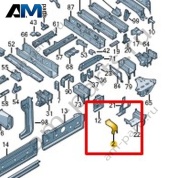 Крышка Volkswagen Crafter 2012-2016 2E0511233A