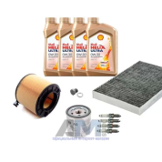 Комплект фильтров для ТО-2/4 Audi A4 (B9) 1.4TFSI с маслом Shell 0W30