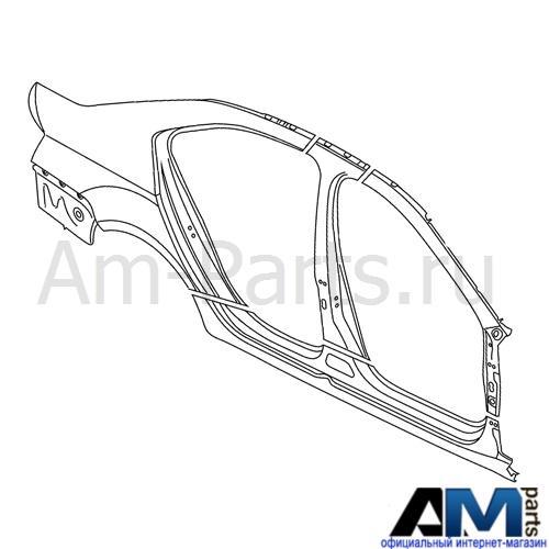 Деталь боковая для Skoda Octavia A7 5E5809606A