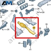 Воздуховод Volkswagen Taos 2021-2023 2GG819633