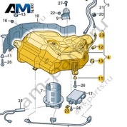 Бачок Audi A6 (C7) 2015-2018 4G0131879F