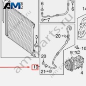 Трубка от теплообменника к компрессору кондиционера для Mercedes E300 W213 (M274 E20) A2138300901