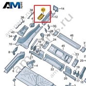 Крепление подрамника Volkswagen id3 2020-2024 1EA804542