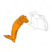 Подкрылок передний левый (передняя часть) A2926900030 Mercedes GLE-Coupe C292