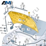 Капот Volkswagen Taos 2021-2023 2GL823031A