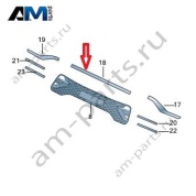 Молдинг решетки радиатора верхний Volkswagen Тигуан 57G853764E041