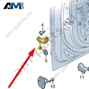Подкладка Audi Q8 2019-2024 4M8837087