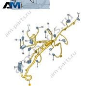 Жгут проводов двери VAG 17B971120AT