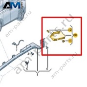 Крепежная рамка Volkswagen id-Buzz 2023-2024 1T5880215A