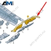 Задняя панель Audi A6 (C8) 2019-2024 4K0802085A