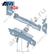 Панель крепления заднего правого фонаря Volkswagen Тигуан 57G813320