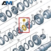 Комплект регулировочных шайб VAG 0F6398208