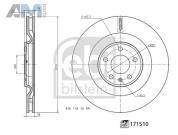 Задние тормозные диски FEBI 171510 на Volkswagen Touareg III (2018-2023)