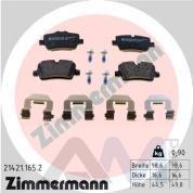 Задние тормозные колодки ZIMMERMANN (21421.165.2) на BMW 4 серии (G22/23) 420d/420dX