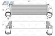 Интеркуллер (VALEO) 818562 для BMW X5 (E70) 2006-2013 30dX