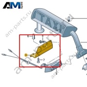 Кронштейн знака такси VAG 1T0919937A
