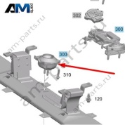 Опора АКПП для Mercedes C253 AMG GLC 63 (M177) A1672408400