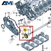 Звездочка цепи VAG 057105223A