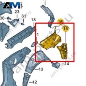 Боковина Volkswagen T-Roc Cabrio 2020-2024 2GC809600