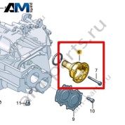 Вал с фланцем VAG 0C9409343E