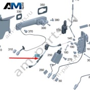 Трос замка передней двери Mercedes G-class W465 A4637600900