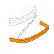 Оригинальный спойлер заднего бампера Audi A8 (D4) 4H0807521BGRU