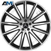 Литой диск задний R22 черный глянец Mercedes GLS-class X167 A16740176007X23