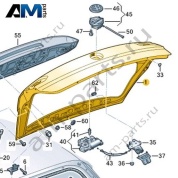 Крышка багажного отсека Volkswagen T-Roc 2018-2024 2GA827025A