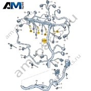 Корпус круглого разъема VAG 04L971785
