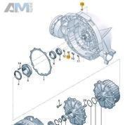Центровочная втулка КП 0CK301299 Audi A5 (F5) 2016-2025 0CJ/0CK (7-АКП DSG)