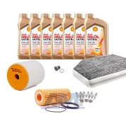 Комплект фильтров для ТО-2/4 Audi A7 (4G) 3.0TFSI с маслом Shell 0W30