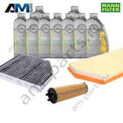 Комплект фильтров MANN с маслом 5W30 229.52 для ТО-1 Mercedes W213 AMG E53