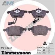 Передние тормозные колодки ZIMMERMANN 23018.200.1 для Audi A6 (С5) 1997-2004