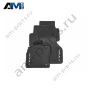 Комплект резиновых ковров VAG 5E4061500 Skoda 2019-2026