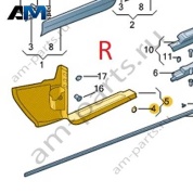 Накладка порога справа черная VAG 3GJ853372A4PK на Volkswagen 2025-2026