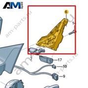 Шумоизоляция Volkswagen T-Roc 2018-2024 2GA857933B