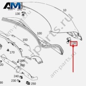 Амортизатор крышки багажника (отбойник) A1187501800 Mercedes CLA C118/X118