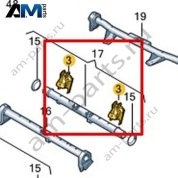 Крепежный элемент Volkswagen AMAROK 2013-2016 2H0802191