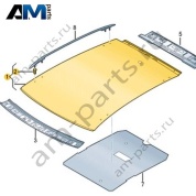 Крыша Volkswagen T-Roc Cross 2019-2024 2GM817111