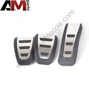 Оригинальный комплект накладок на педали Audi A4 (B8) рестайлинг (МКПП) 8K1064200