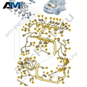 Жгут проводов для электромотора VAG 06K972610B