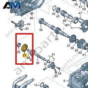 Ось шестерни заднего хода VAG 0A4311509
